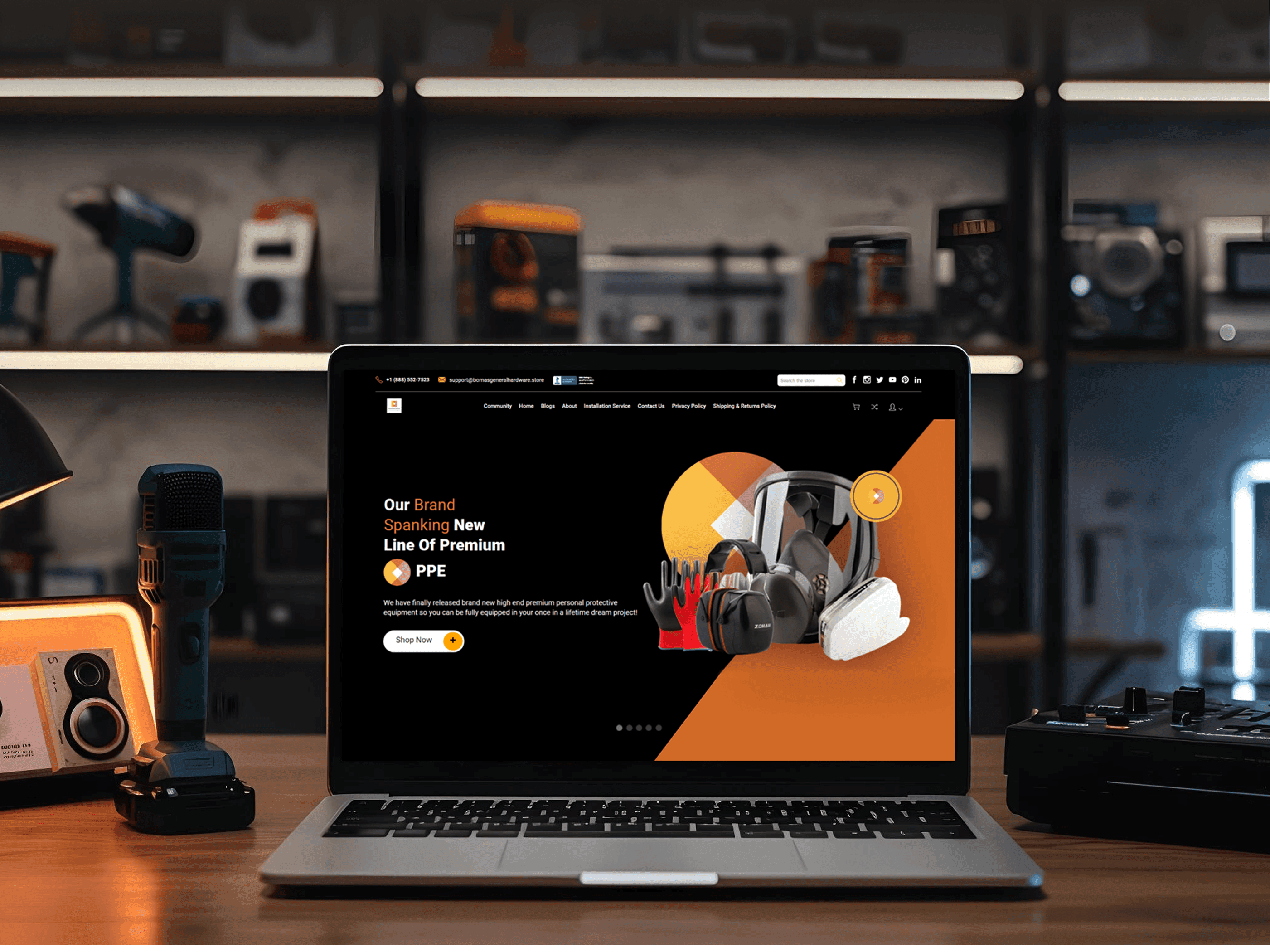 Bornas General Hardware Store Website