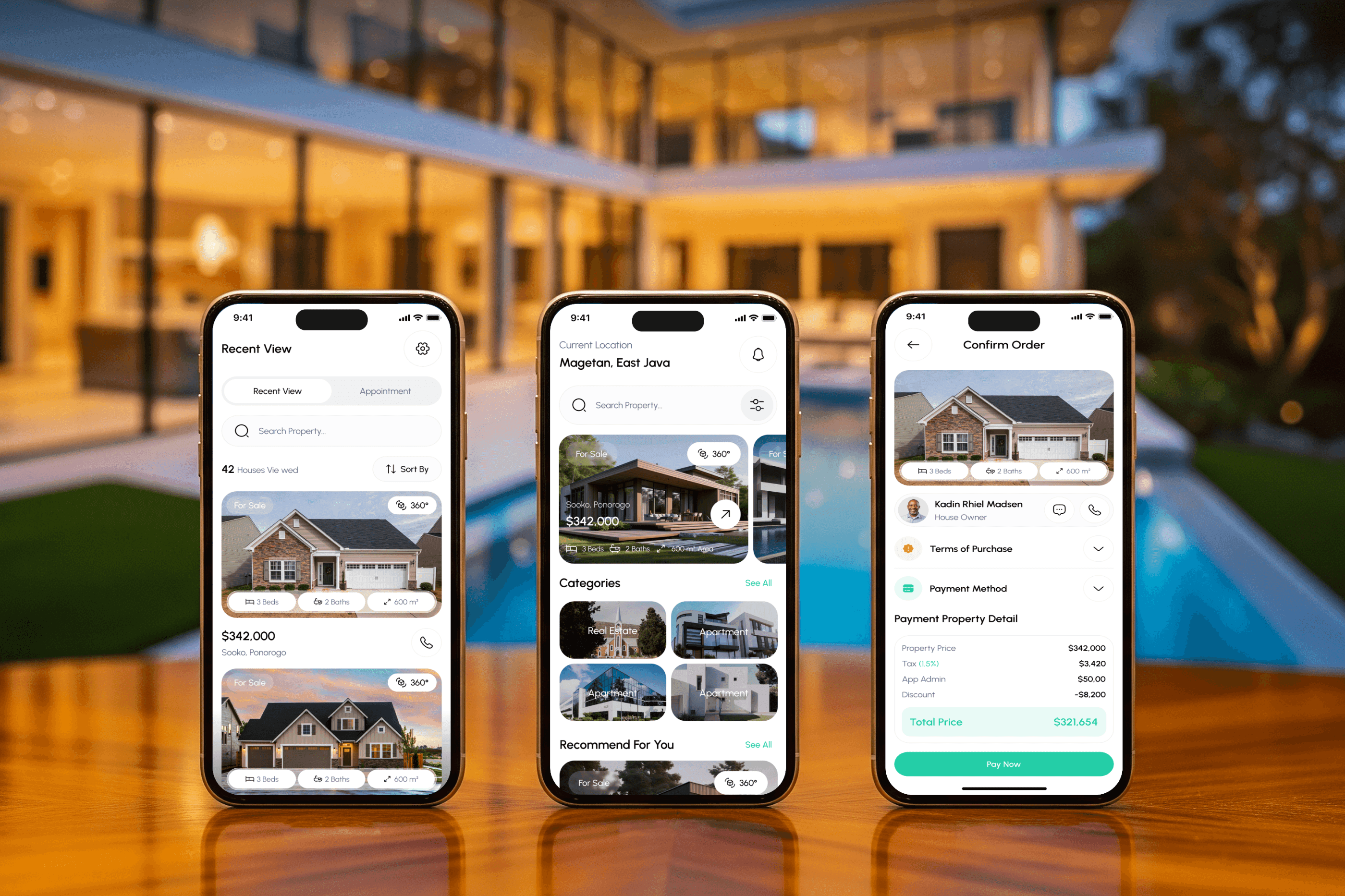 Wayhouse Real Estate App Design