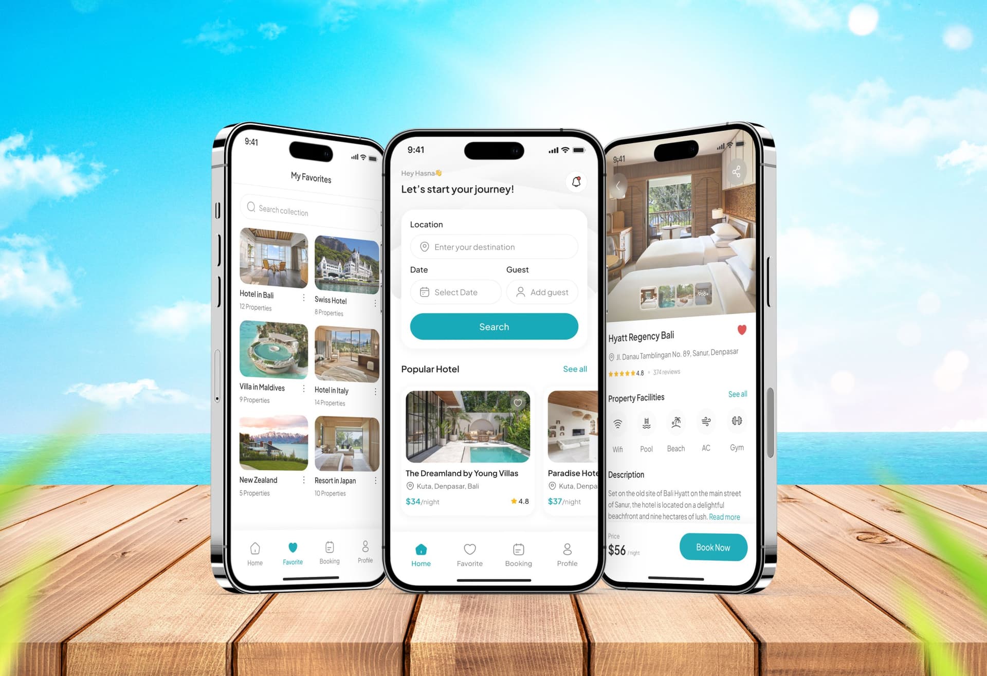 Bookme vacation rental mobile App Design