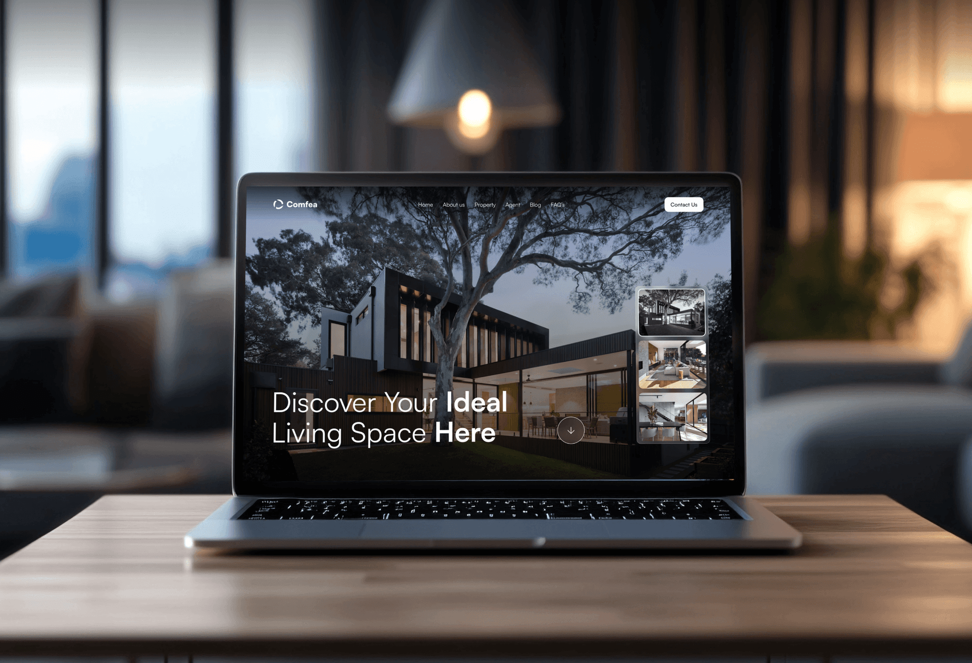 Comfea Real estate Website Design