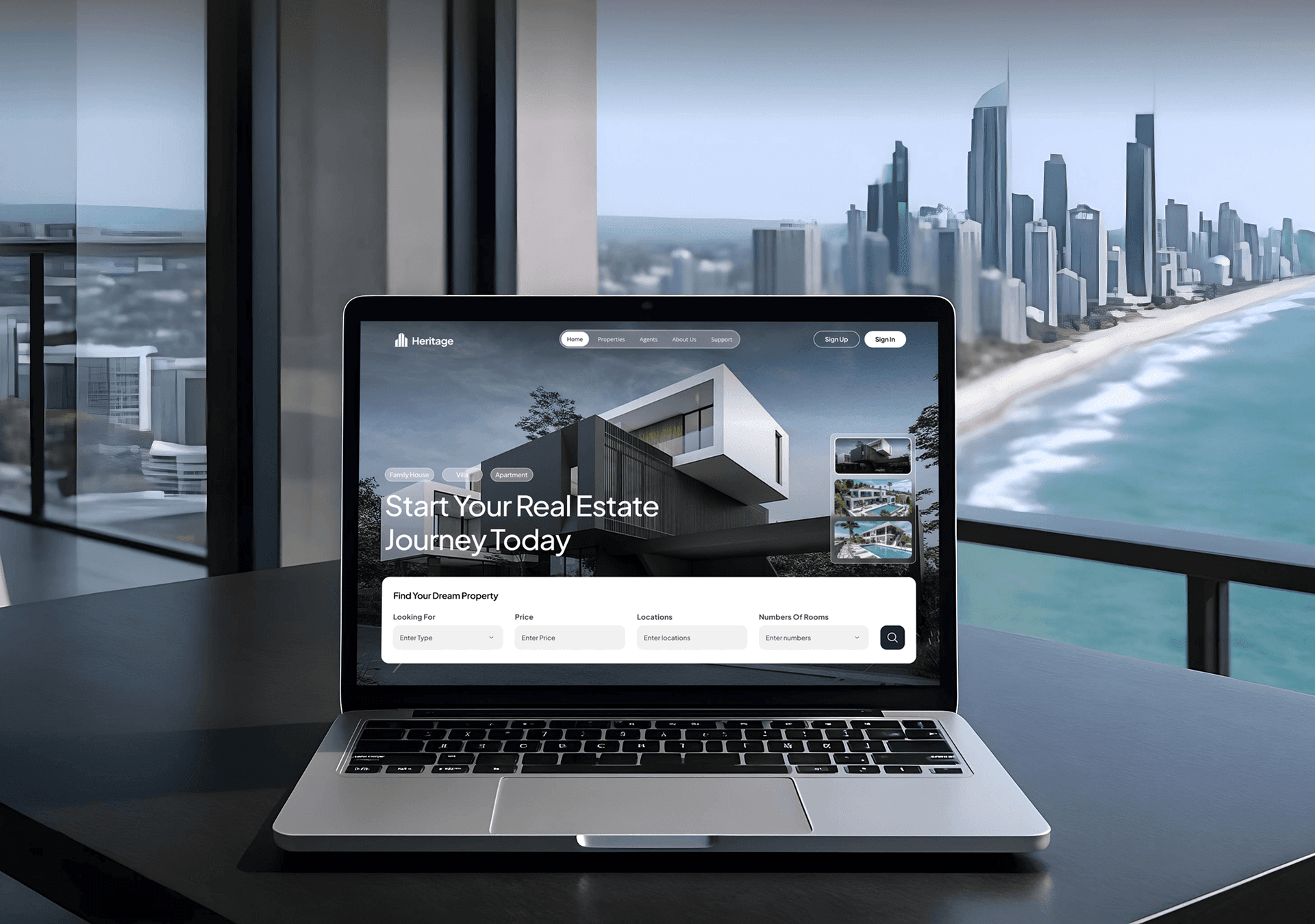 Heritage Real Estate Website Design