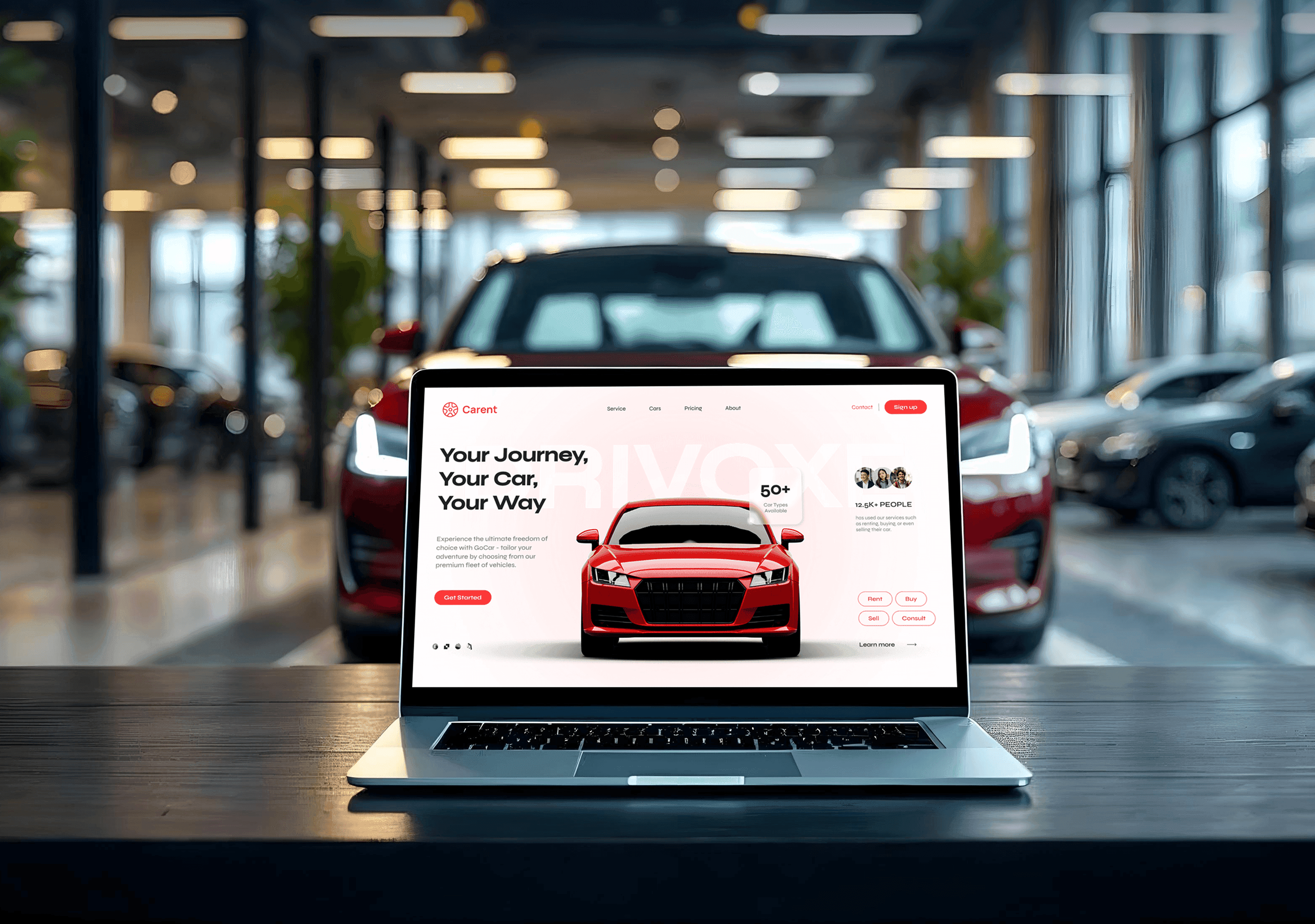 Carent Automotive Website Design