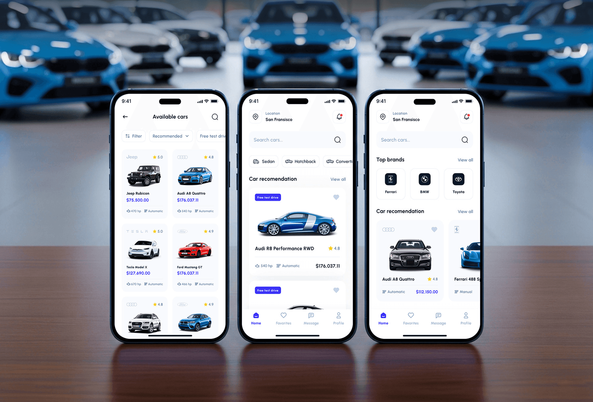 Carline Automotive App Design