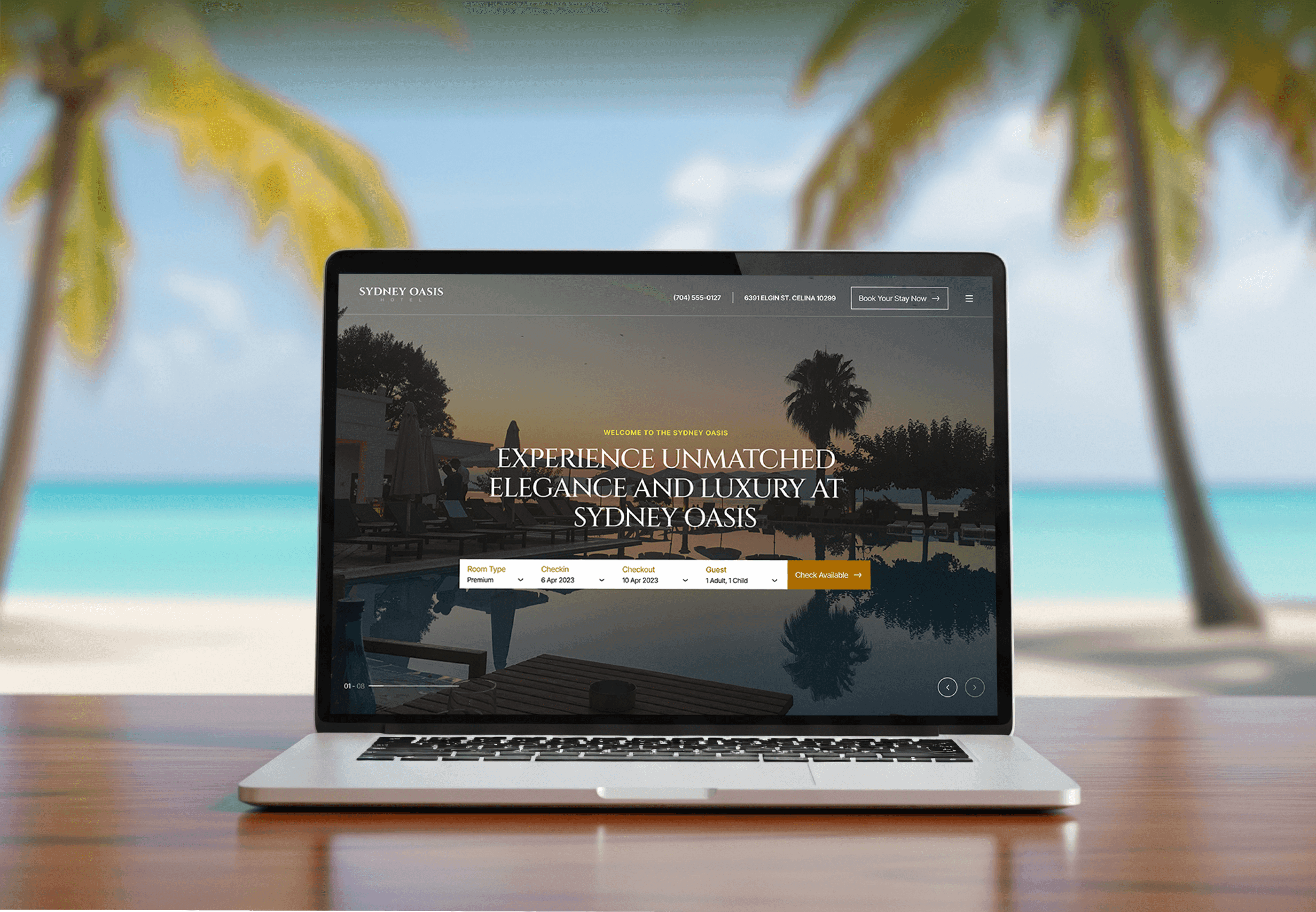 Sydney Oasis Vacation Rental Website Design