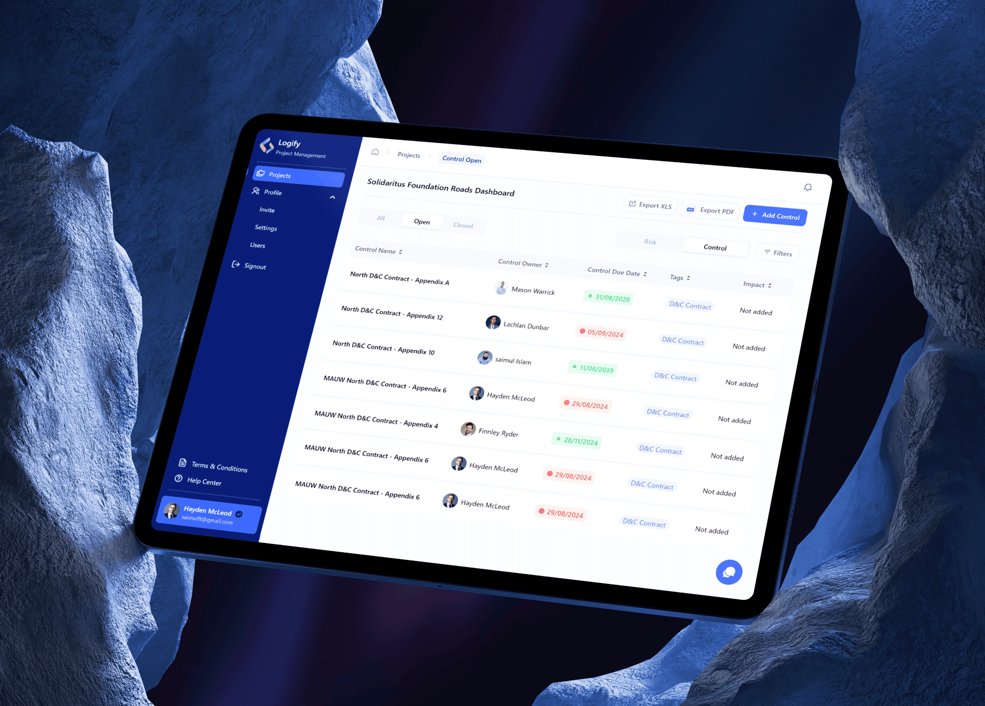 Logify Webapp Development