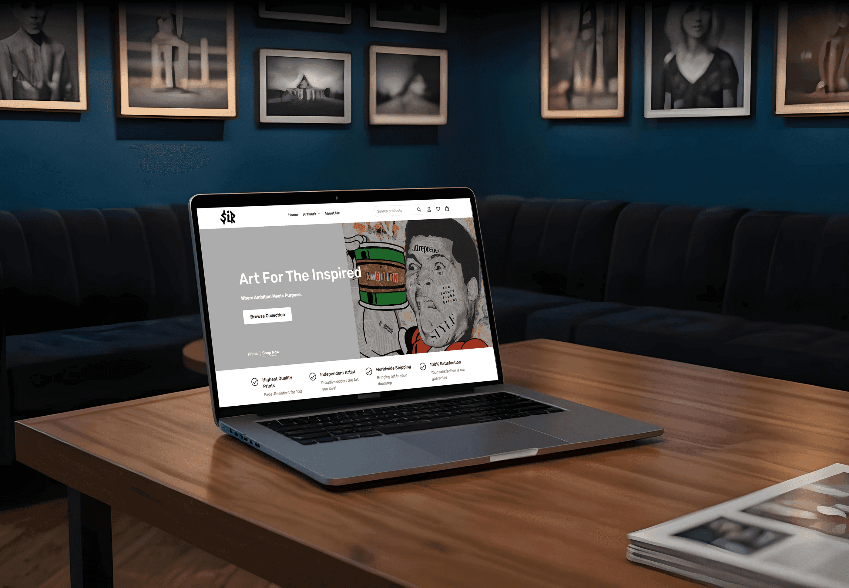 Sir Kenneth Riley Artwork Website